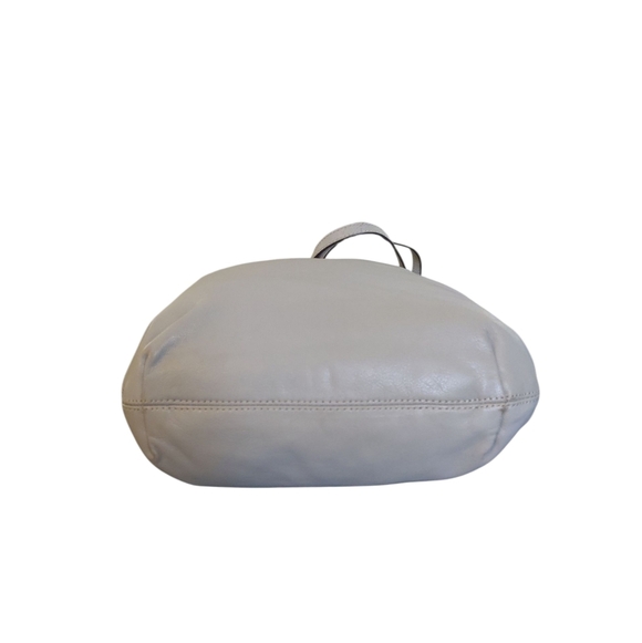 Michael Kors Gray Jet Set Chain Leather Tote Shoulder Bag - Picture 5 of 13